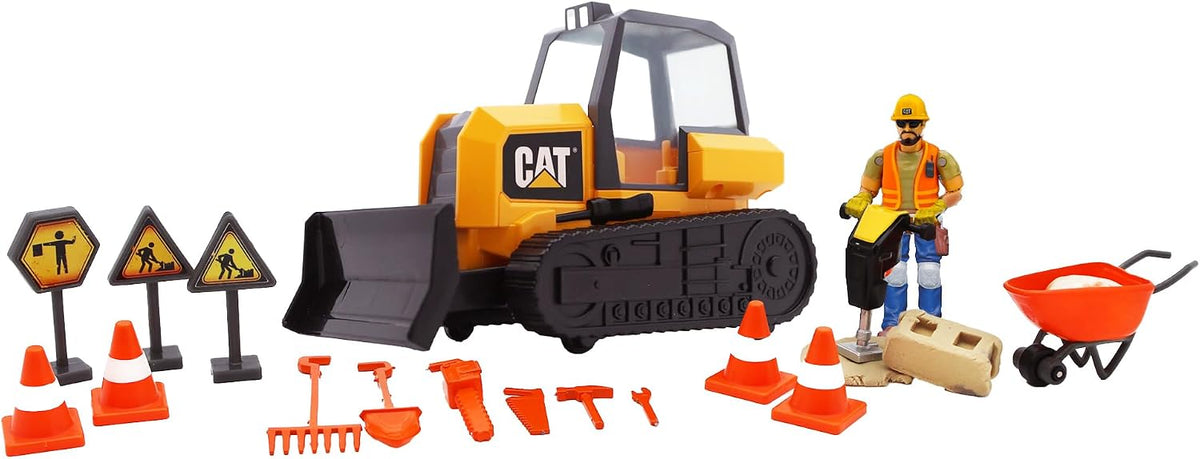 CAT Workforce Puskutraktori, Hahmo ja Työvälineet