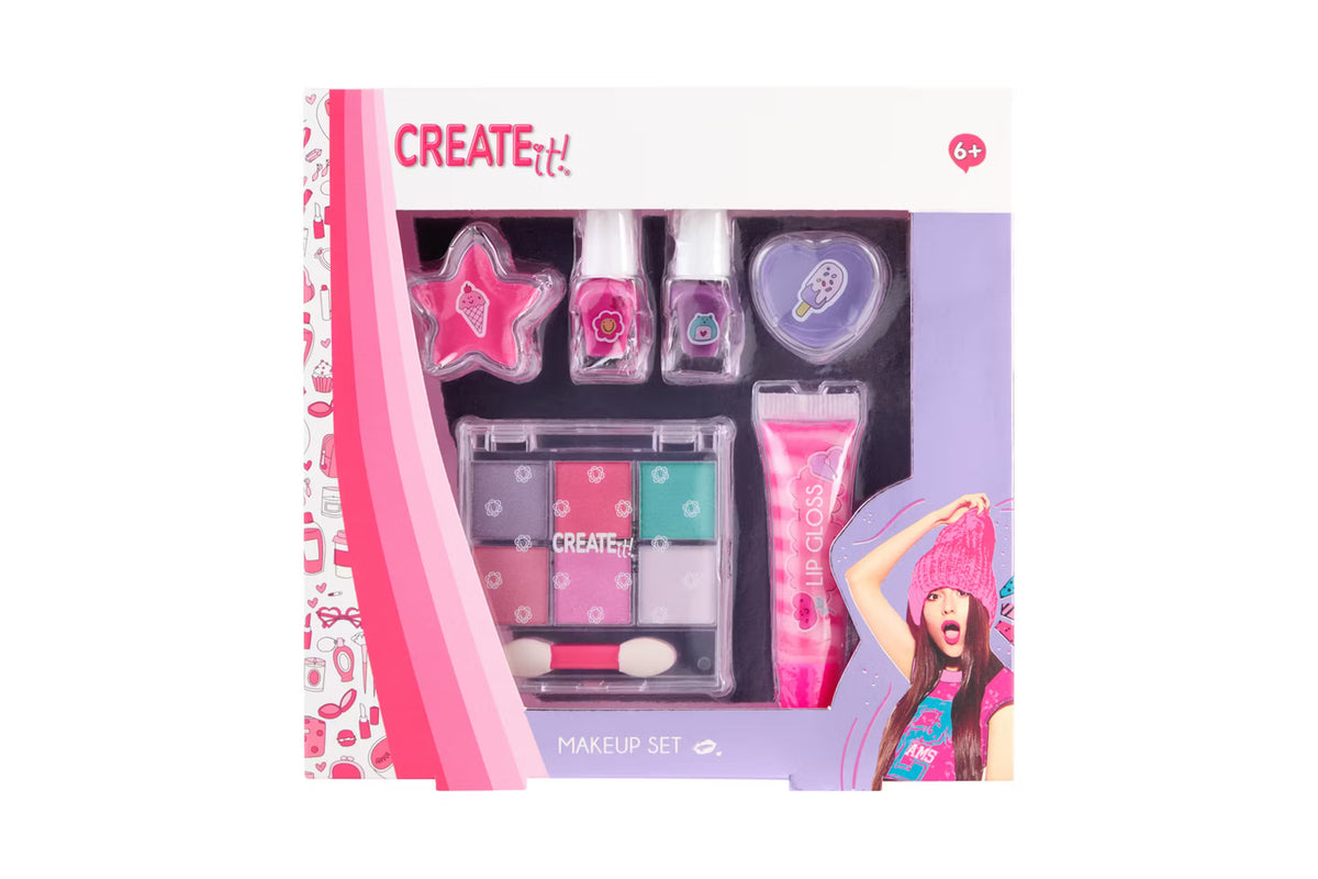 CREATE it! Meikkisetti Pinkki/Turkoosi