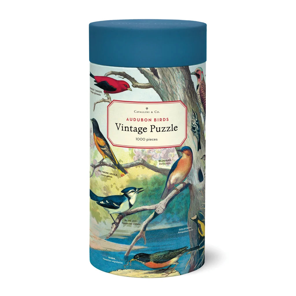 Cavallini & Co. Vintage Puzzle 1000 Palaa Birds