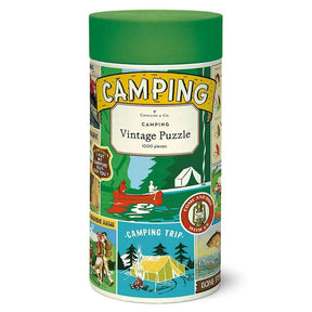 Cavallini & Co. Vintage Puzzle 1000 Palaa Camping