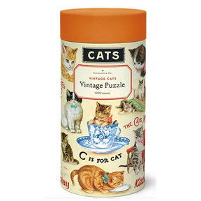 Cavallini & Co. Vintage Puzzle 1000 palaa Vintage Cats