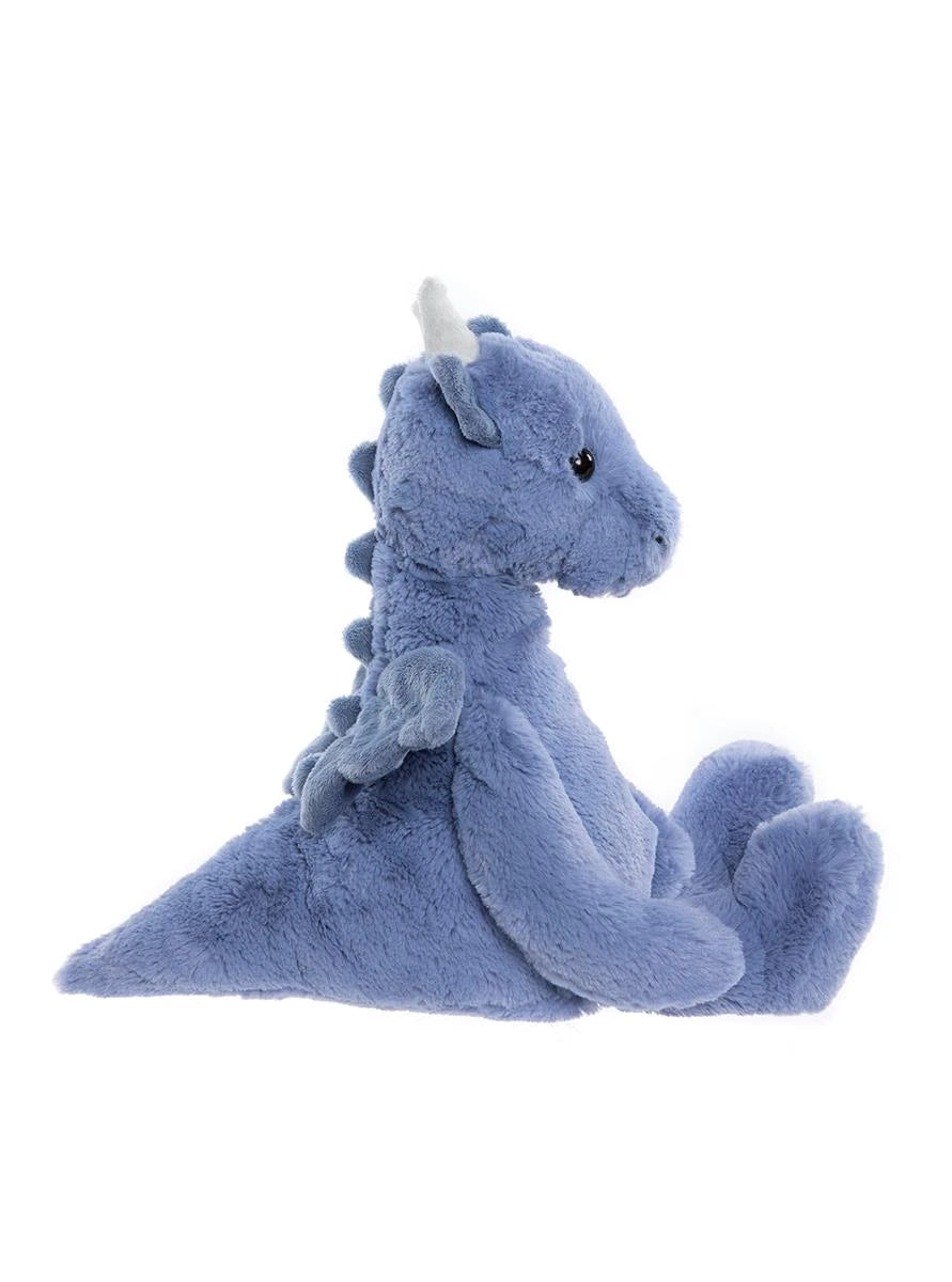 Charlie Bears Fantasiahahmo/Lohikäärme Pehmolelu Draco Denim Blue 34 cm