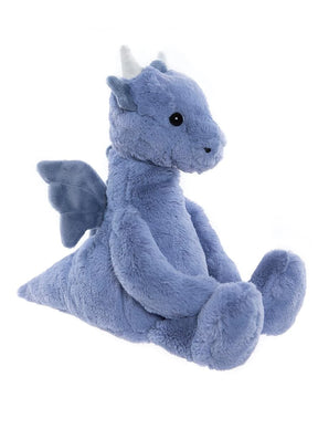 Charlie Bears Fantasiahahmo/Lohikäärme Pehmolelu Draco Denim Blue 34 cm
