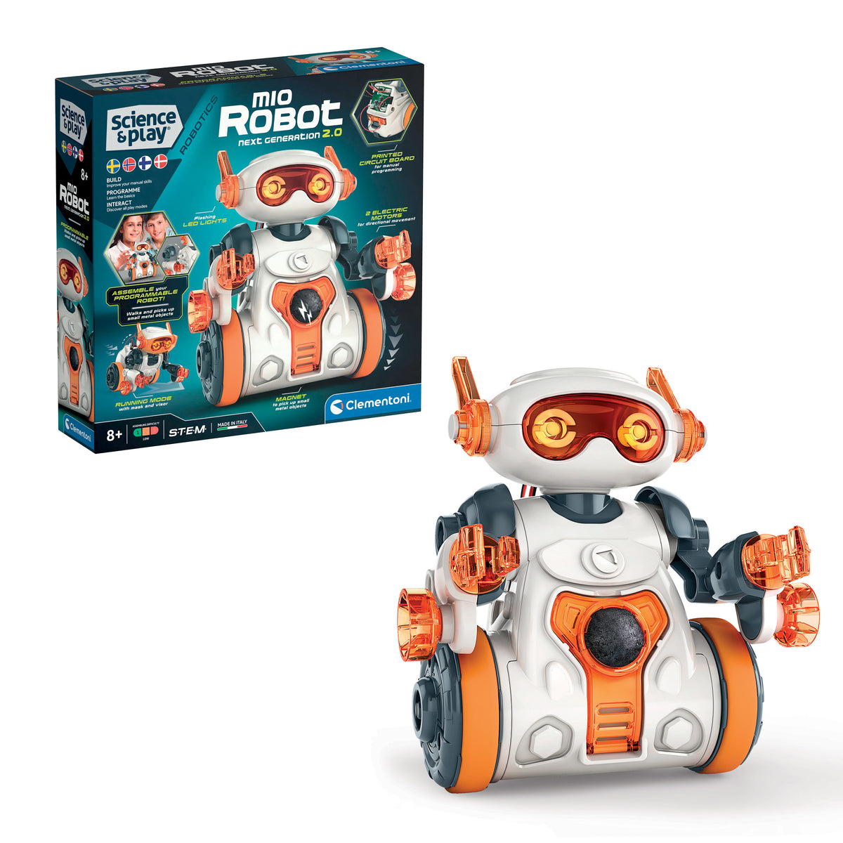 Clementoni MIO Next Generation 2.0 Interaktiivinen Robotti