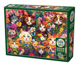 Cobble Hill 1000 Palan Palapeli Blooming Whiskers