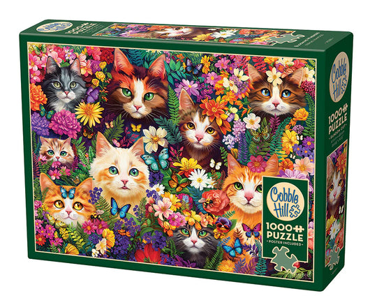 Cobble Hill 1000 Palan Palapeli Blooming Whiskers