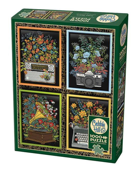 Cobble Hill 1000 Palan Palapeli Floral Objects
