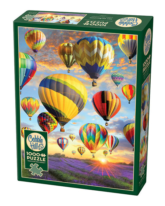 Cobble Hill 1000 Palan Palapeli Hot Air Balloons