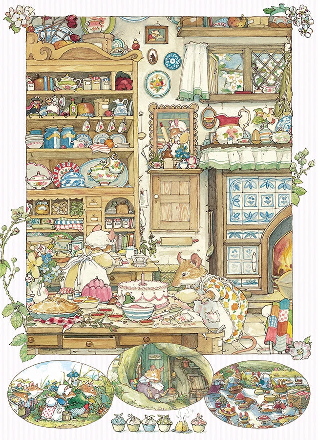 Cobble Hill 500 Palan Palapeli XXL Brambly Hedge - Picnic Preparations