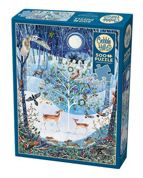 Cobble Hill 500 Palan Palapeli XXL Winter Woodland