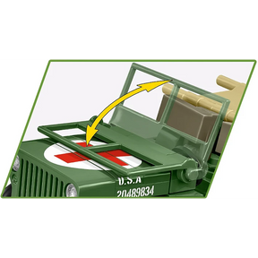 Cobi 2295 Historical Collection WW II Medical Willys MB