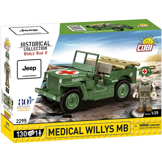 Cobi 2295 Historical Collection WW II Medical Willys MB