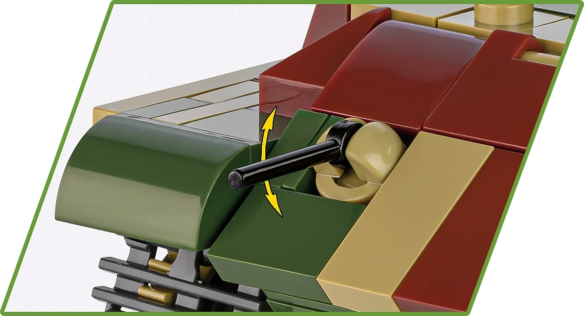 Cobi 2732 Pz.Kpfw. VI B Tiger II "Köningstiger" Koottava Panssarivaunu 500 Osaa