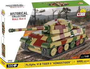 Cobi 2732 Pz.Kpfw. VI B Tiger II "Köningstiger" Koottava Panssarivaunu 500 Osaa