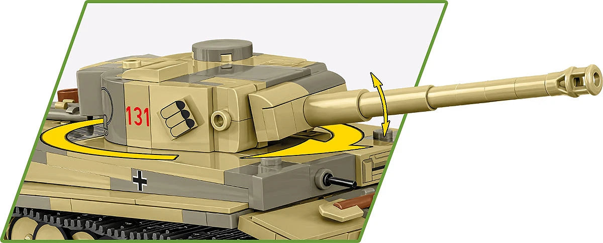 Cobi 2734 Panzer VI Tiger I no131 Koottava Panssarivaunu 442 Osaa