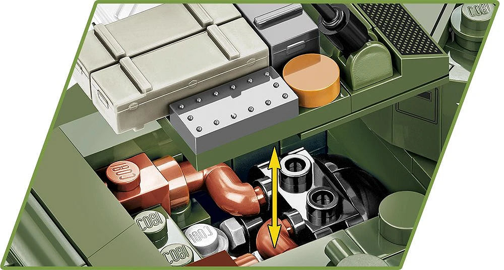 Cobi 3129 M3 Stuart 2 in 1 Koottava Panssarivaunu 1:35