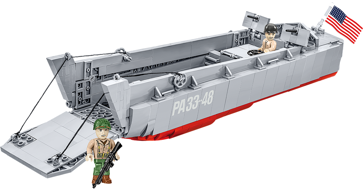 Cobi 4849 LCVP Higgins Boat Koottava Armeijavene