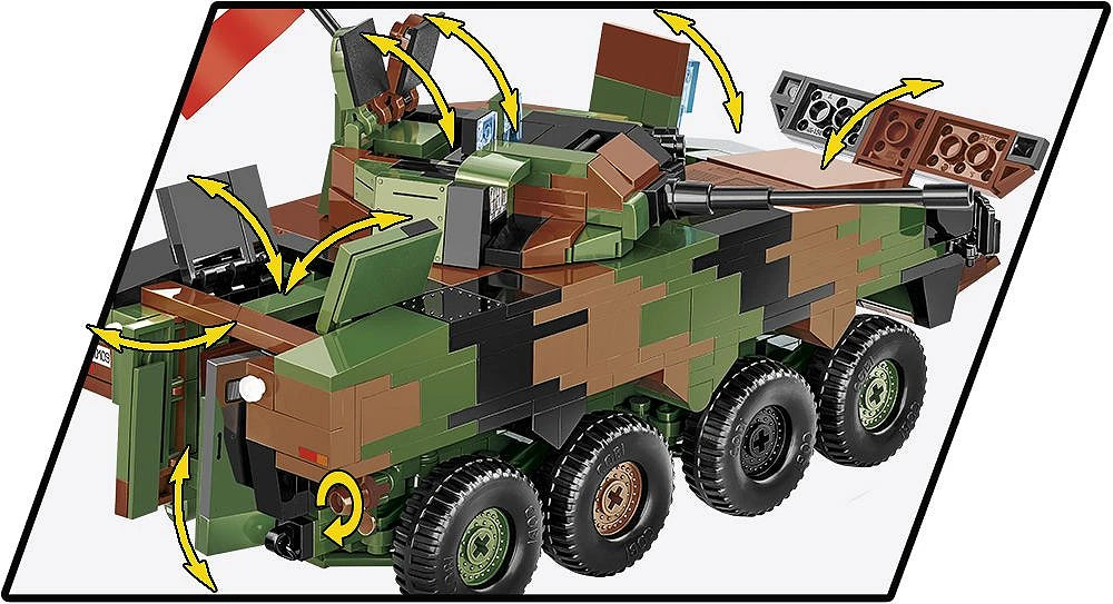 Cobi Armed Forces Kto Rosomak 666 Osaa Rakennettava Panssarivaunu