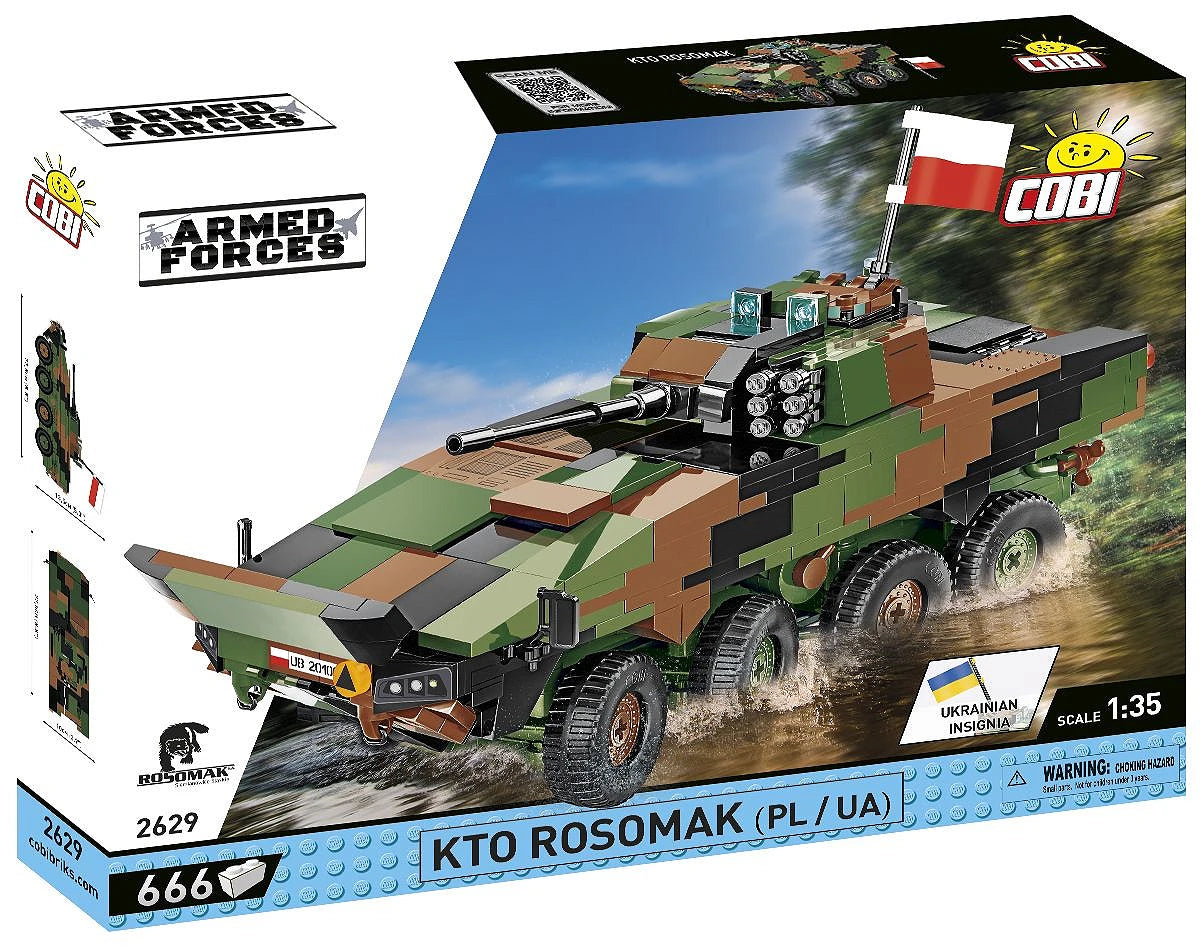 Cobi Armed Forces Kto Rosomak 666 Osaa Rakennettava Panssarivaunu