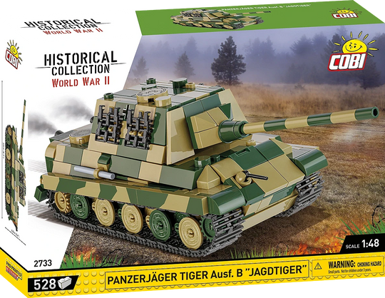 Cobi Hc Wwii Panzerjager Tiger Ausf.B Rakennettava Panssari 528 Osaa