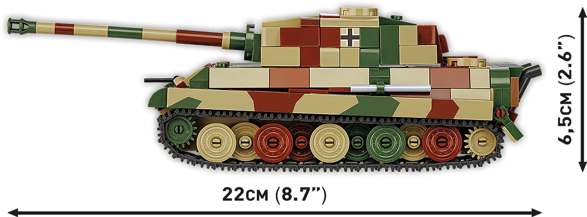 Cobi Hc Wwii  Pz.Kpfw.Vib Tiger Ii Kon. 510 Osaa Koottava Panssarivaunu