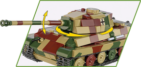 Cobi Hc Wwii  Pz.Kpfw.Vib Tiger Ii Kon. 510 Osaa Koottava Panssarivaunu
