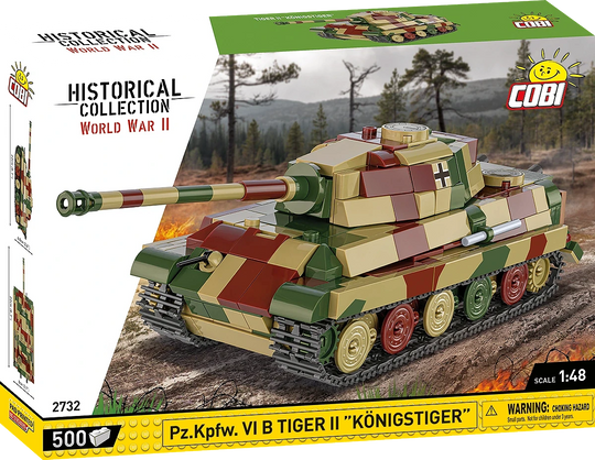 Cobi Hc Wwii  Pz.Kpfw.Vib Tiger Ii Kon. 510 Osaa Koottava Panssarivaunu