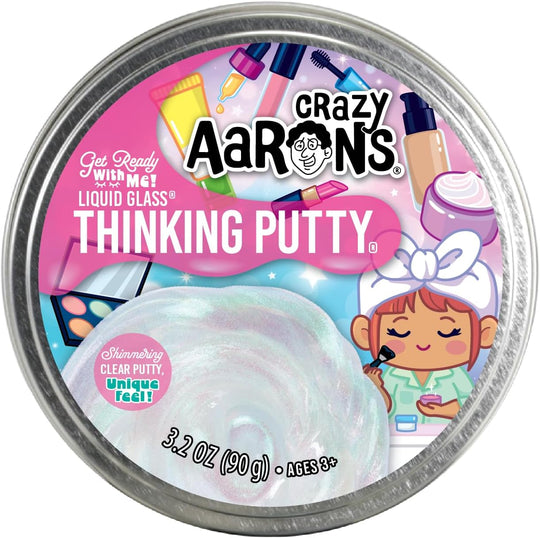 Crazy Aarons Thinking Putty Shimmer Clear Putty