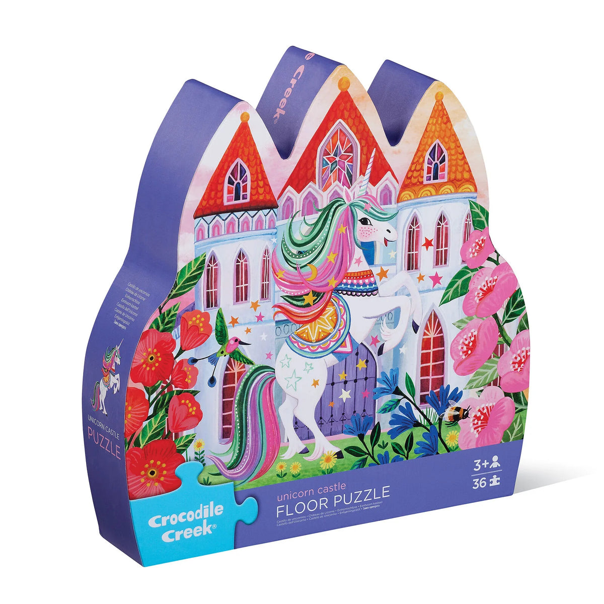 Crocodile Creek 36 Palan Palapeli Lattiapalapeli Yksisarviset Unicorn Castle