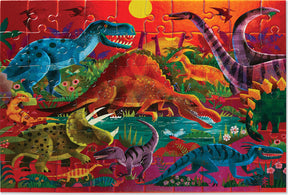Crocodile Creek 60 Palan Kiiltävä Palapeli Dazzling Dinosaurs