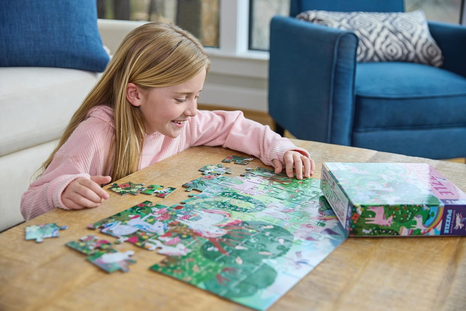 vCrocodile Creek Hologrammi 60 Palan Palapeli Yksisarviset ja Keijut  Magical Friends