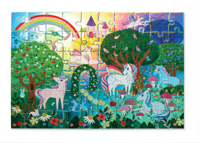 Crocodile Creek 60 Palan Palapeli Yksisarviset Kiiltävä Sparkling Unicorn