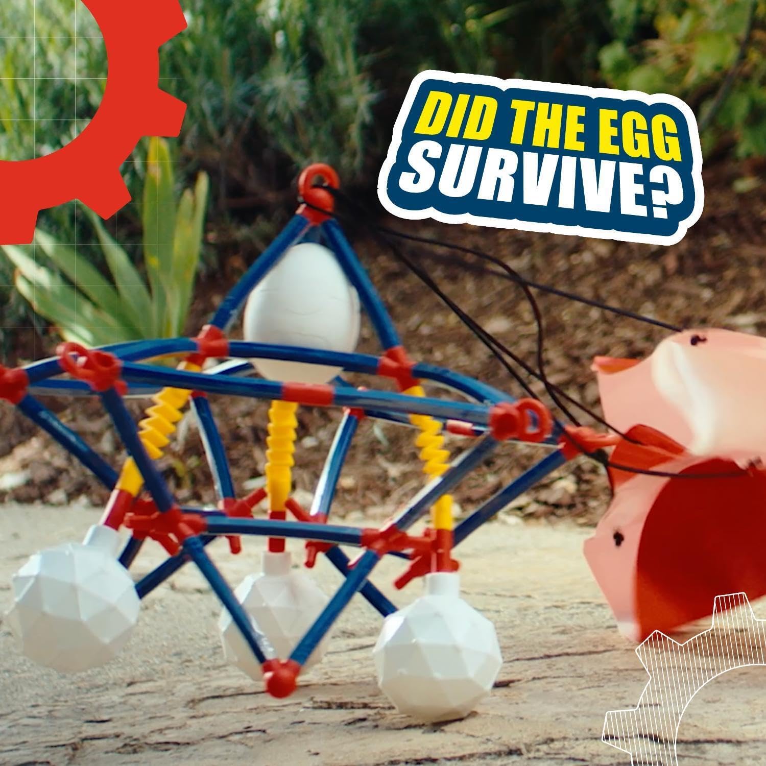 CrunchLabs Egg Drop Challenge Kananmunan Pudotushaaste
