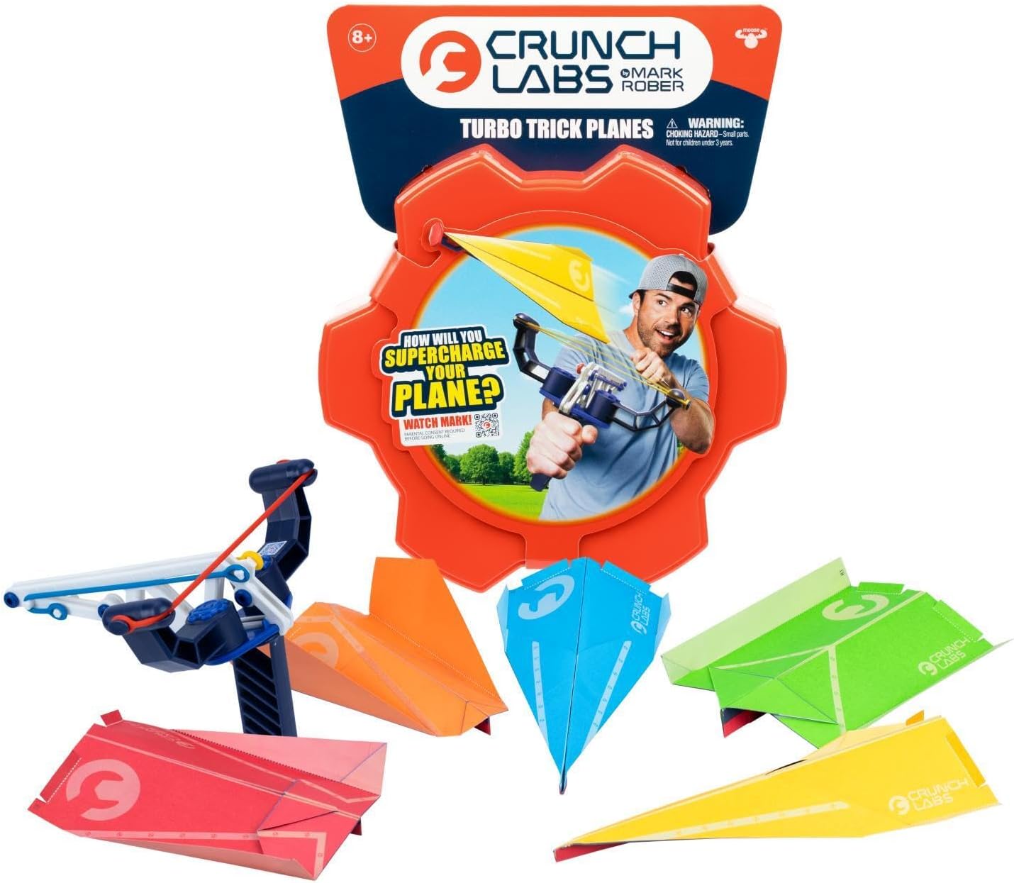 CrunchLabs Turbo Trick Planes Paperilennokkilennätys