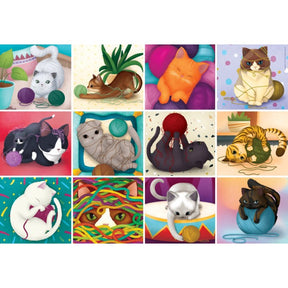 D-Toys 1000 Palan Palapeli Cats With Threads