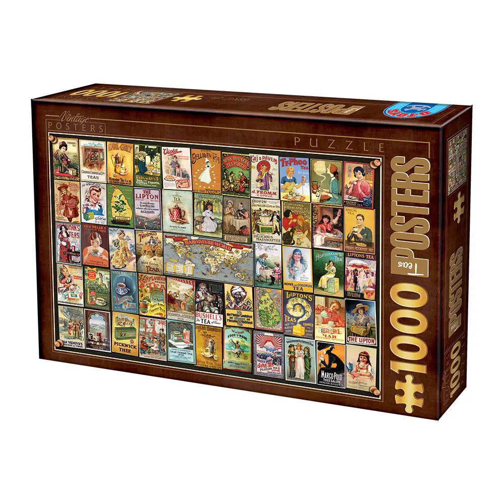 D-Toys 1000 Palan Palapeli Vintage Poster Tears