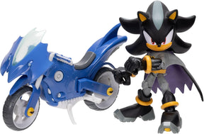 DC x Sonic the Hedgehog 12,7cm Batman Shadow ja Batcycle-Moottoripyörä