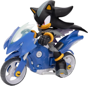 DC x Sonic the Hedgehog 12,7cm Batman Shadow ja Batcycle-Moottoripyörä
