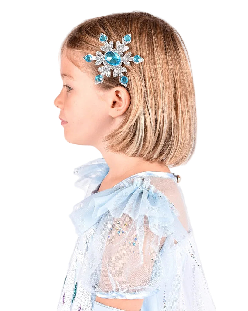 Den Goda Fen Jääprinsessa "Frozen" Mekko Sininen 134-140 cm