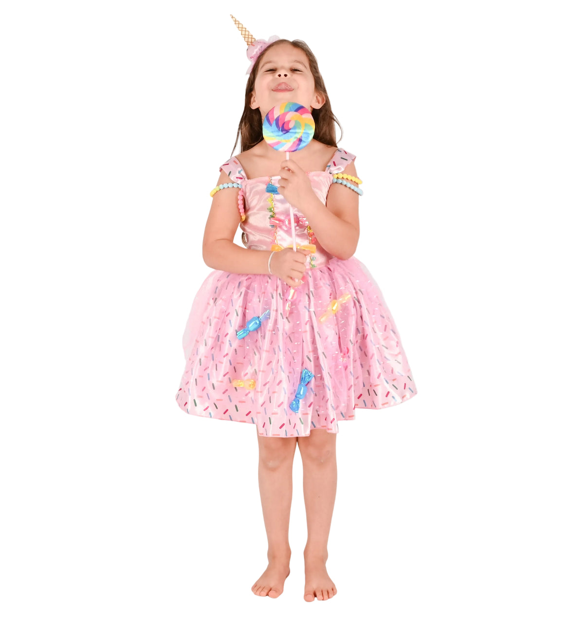 Den Goda Fen Karkkimekko 110-116cm (4-6V)