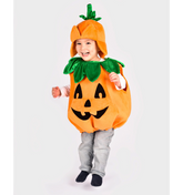 Den Goda Fen Kurpitsapuku ja Hattu 98-104 cm (2-4v.)