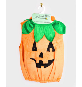 Den Goda Fen Kurpitsapuku ja Hattu 98-104 cm (2-4v.)