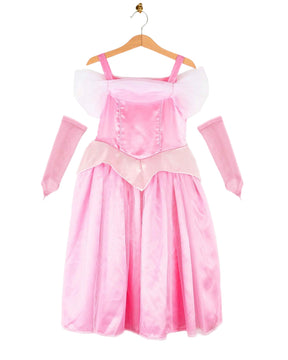 Den Goda Fen "Prinsessa Ruusunen" Pinkki Prinsessamekko 6-8 122-128cl