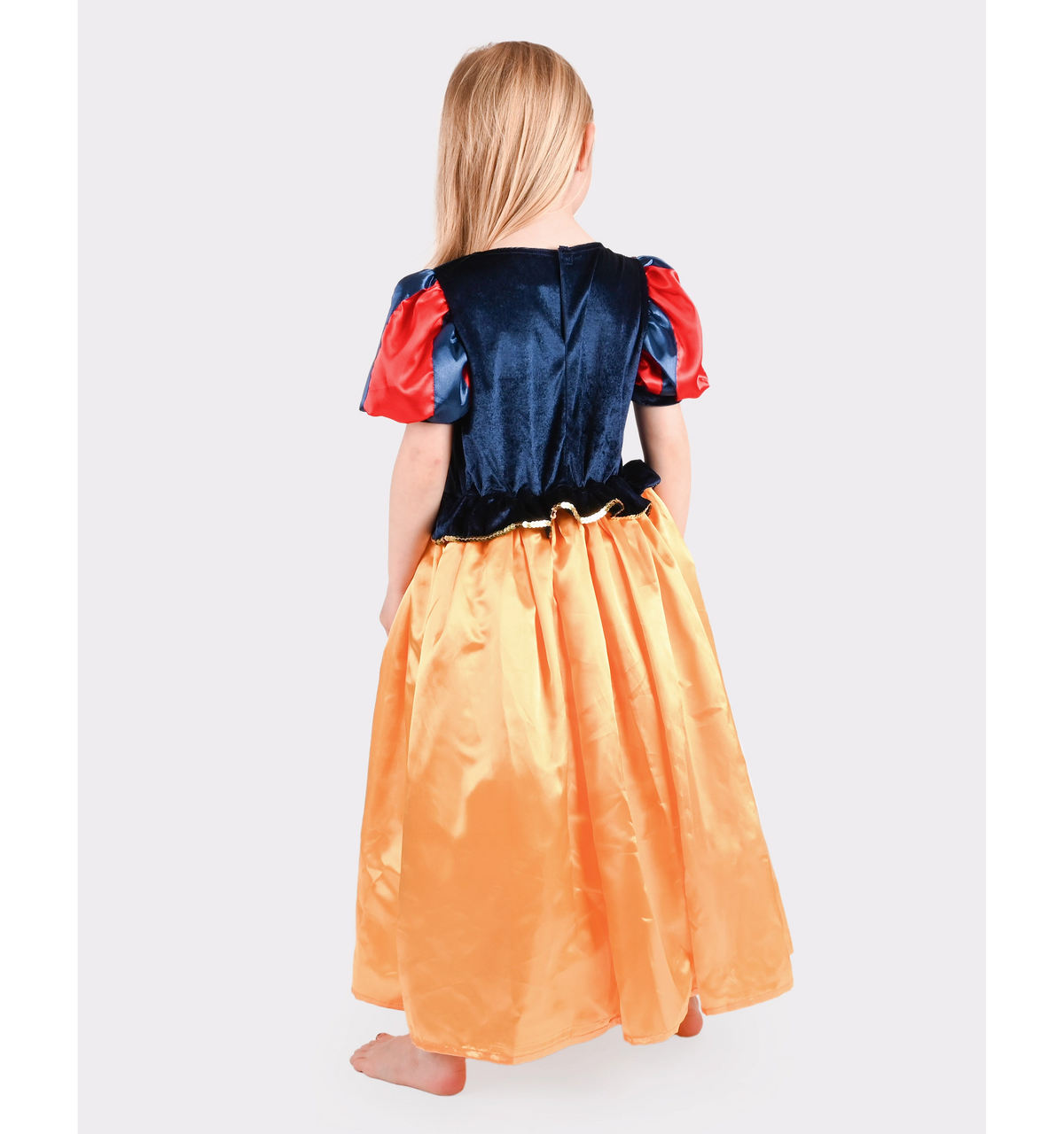 Den Goda Fen Prinsessamekko "Lumikki" 110-116cm (4-6v)
