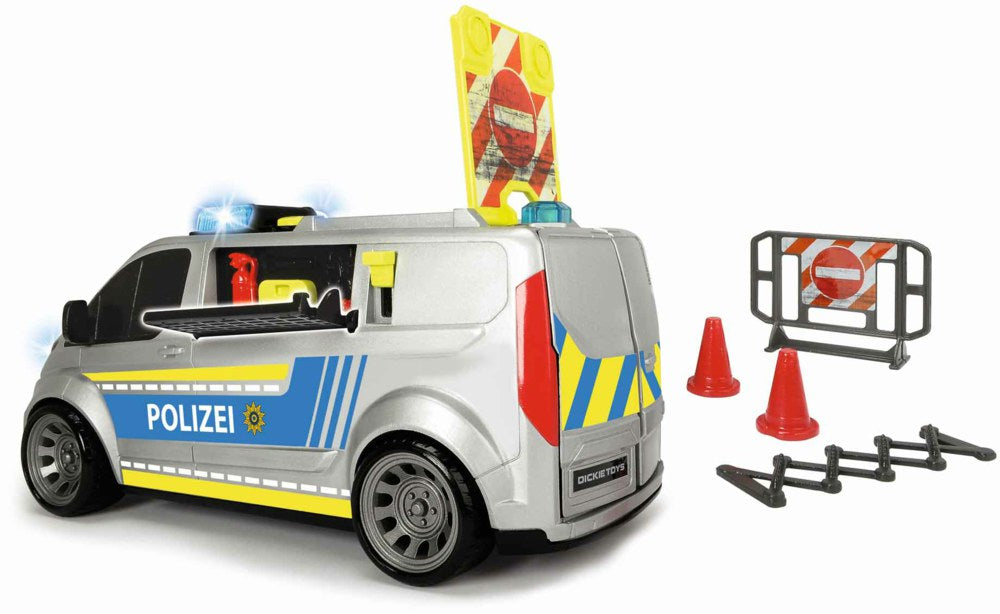 Dickie Toys Poliisiauto Äänillä Ja Aukeavilla Takaovilla