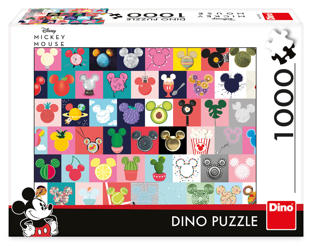 Dino Puzzle 1000 Palan Palapeli Mickey Mouse Ears