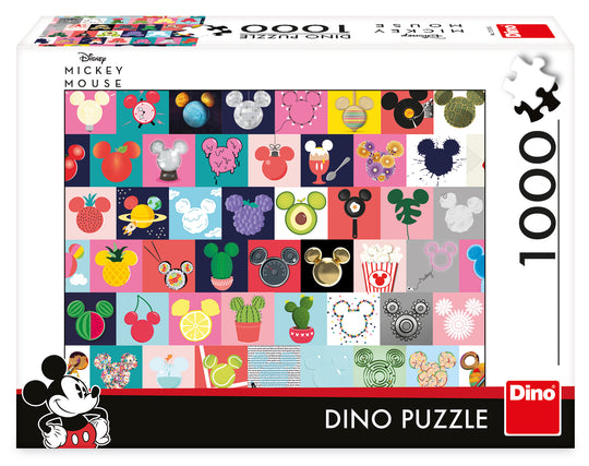 Dino Puzzle 1000 Palan Palapeli Mickey Mouse Ears