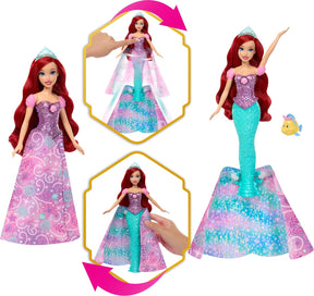 Disney Princess Ariel Merenneito Nukke 2-in-1