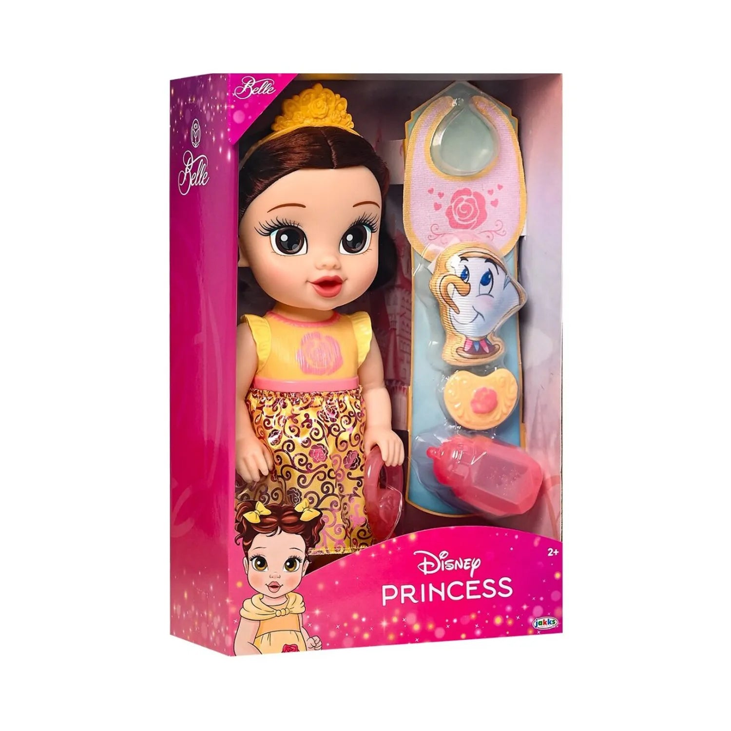 Disney Princess Belle Vauvanukke Sekä Tarvikkeet