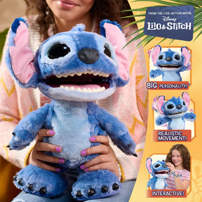 Disney Ultimate Interaktiivinen Stitch Pehmolelu 43 cm